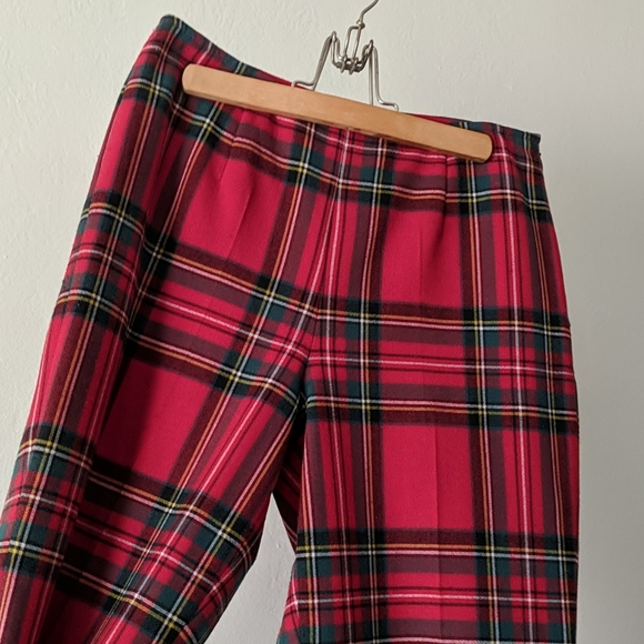 Boston Proper plaid ankle pant - Picture 2 of 6